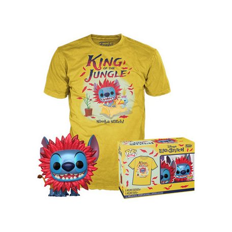 Funko POP! POP&Tee: Stitch Costume - Simba-FK78074