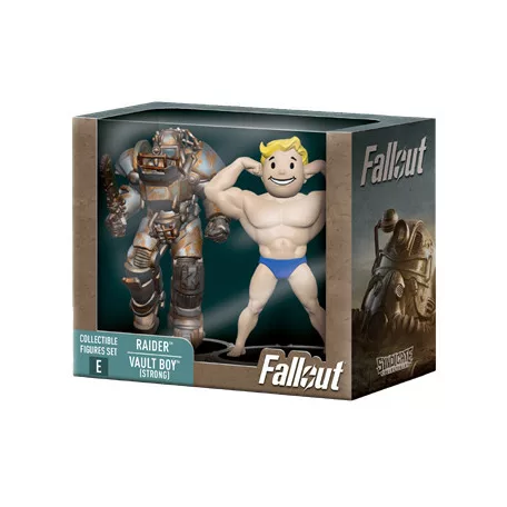 Fallout Collectible Figures Set Raider & Vault Boy (Strong)-SYN-2631543-C