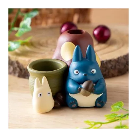 Pencil holder figurines Middle & Little Totoro - My Neighbor Totoro-ENSKY-49390