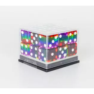 Sirius Dice - D6 Dice Set - 12mm Rainbow-SDZ0008-07