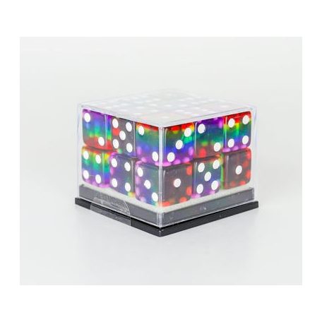 Sirius Dice - D6 Dice Set - 12mm Rainbow-SDZ0008-07