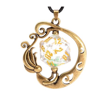 Sirius Dice - Mermaid D20 Necklace-SDZ0022-02