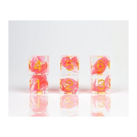 Sirius Dice - D6 Dice - Sharp Flamingo-SDZ0008-03