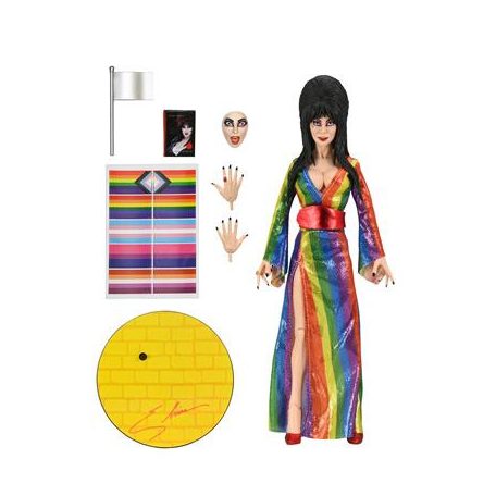 Elvira - 8" Clothed Figure - Over the Rainbow Elvira-NECA72009