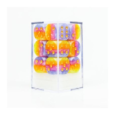 Sirius Dice - D6 Dice Set - 16mm Tahitian Sunset-SDZ0008-16