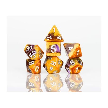 Sirius Dice - Dice Set - Amethyst Geode-SDZ0009-08