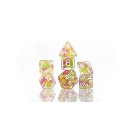 Sirius Dice - Dice Set - Melon Ball Glowworm-SDZ0006-06