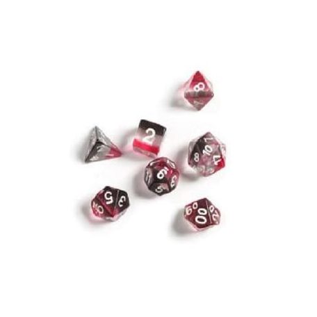 Sirius Dice - Dice Set - Pink, Clear, Black Resin-SDZ0002-01