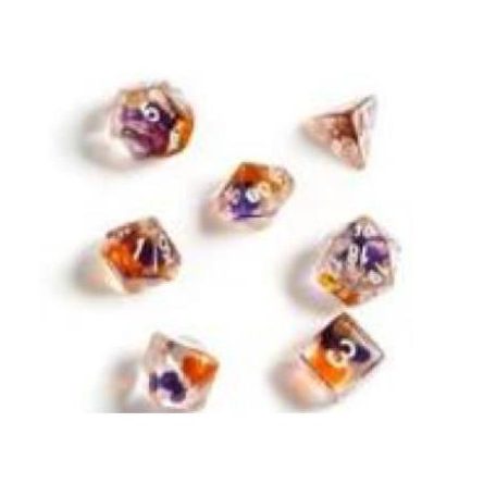 Sirius Dice - Dice Set - Orange Purple Clear-SDZ0002-02