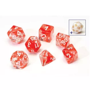 Sirius Dice - Red Cloud Resin-SDZ0001-09