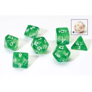Sirius Dice - Translucent Green Resin-SDZ0001-06