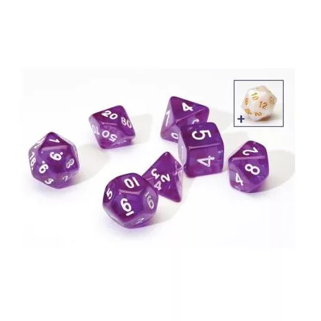 Sirius Dice - Translucent Purple Resin-SDZ0001-05