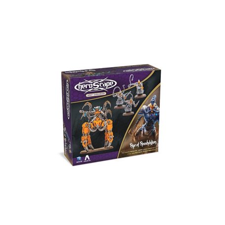 Heroscape: Revna’s Rebuke: Iron Lich Viscerot and Necrotech Wraithriders Army Expansion - EN-RGS02699