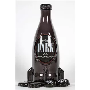Fallout"Nuka Dark" Glass Bottle & Cap-1118213
