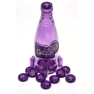 Fallout "Nuka Grape" Glass Bottle & Cap-1134569