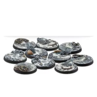 Warcrow 30mm Northern Tribes Scenery Bases, Alpha Series-WW20003-0004