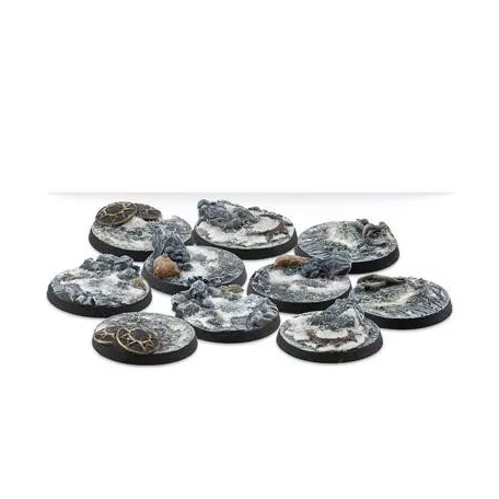 Warcrow 30mm Northern Tribes Scenery Bases, Alpha Series-WW20003-0004