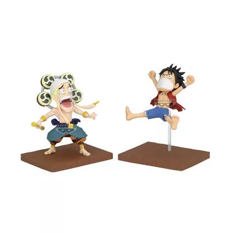 One Piece - Banpresto World Log Stories Figure - Monkey D. Luffy & Enel-BP89838P