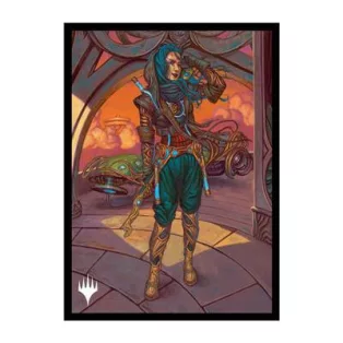 UP - MTG 2025 Multiplanar Race Set 100ct Deck Protector Sleeves Borderless Racer 1 for MTG-38663