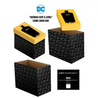 DC Short Comic Book Storage Box: Batman Cape & Cowl-67020