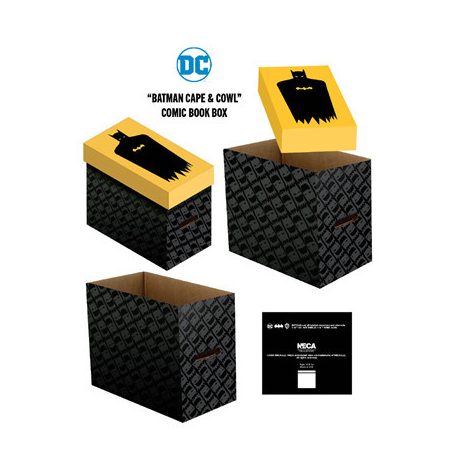 DC Short Comic Book Storage Box: Batman Cape & Cowl-WZK67020