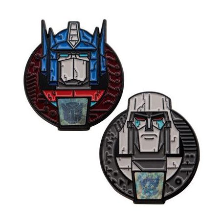 Transformers 40th Anniversary Twin Set of Pin Badges-HAS-TRA23
