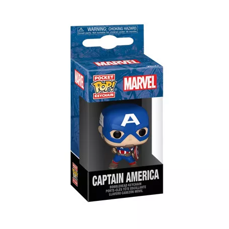 Funko POP! Keychain: Marvel New Classics - Captain America-FK82492
