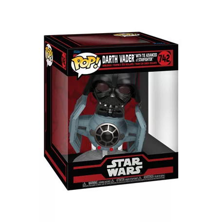 Funko POP! Rides DLX: SWD - TIE Advanced x1 w/Vader-FK80769