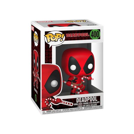 Funko POP! Marvel: Holiday - Deadpool w/ Candy Canes-FK33985