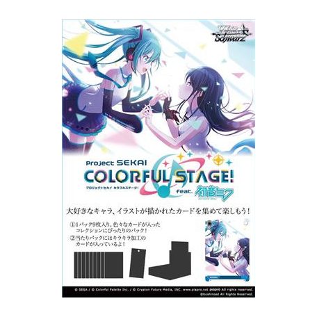 Weiß Schwarz Project SEKAI COLORFUL STAGE! feat. Hatsune Miku Booster Display (16 packs) - JP-718411