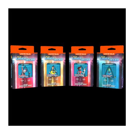 UniVersus CCG: STAR TREK Lower Decks Challenger Series Deck Display (4 Decks) - EN-UVSSTK05D