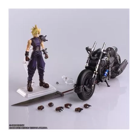 Final Fantasy VII Bring Arts Action Figure - Cloud Strife & Hardy-Daytona-XFF07ZZ009