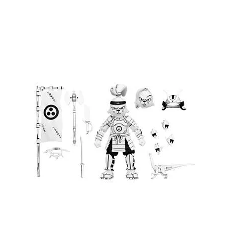 Usagi Yojimbo - 7” Scale Action Figure - Samurai Usagi Yojimbo Black & White Figure-NECA54505