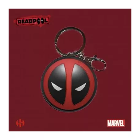 Marvel Deadpool Logo Metal - Keychain-SMK009
