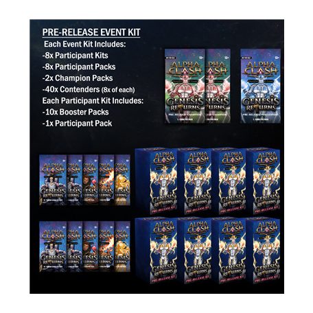 Alpha Clash - Genesis Returns Pre-Release Event Kit - EN-96254