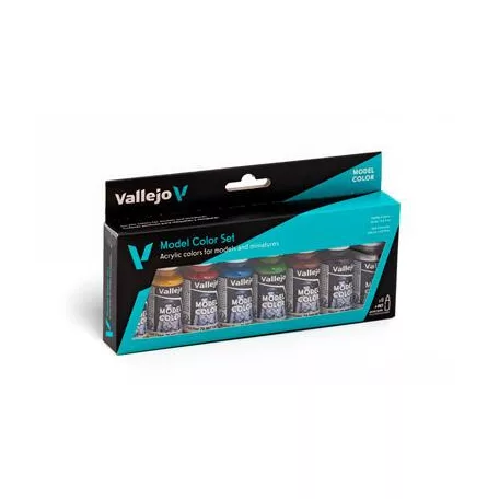 Vallejo - Model Color / 8 colors set - Wargames Basics 18 ml-70260