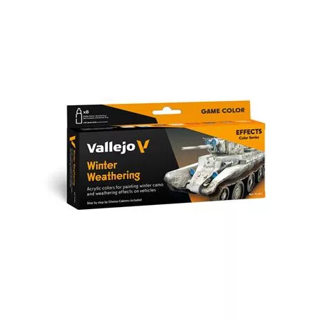 Vallejo - Model Color / Effects / 8 colors set - Winter Weathering by Chema cabrero 18 ml-70263