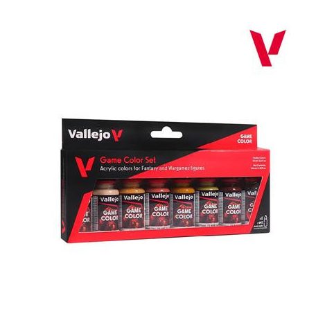 Vallejo - Game Color / 8 colors set - Skin Tone 18 ml-72187
