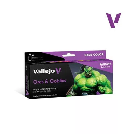 Vallejo - Game Color / 8 colors set - Orcs & Goblins 18 ml-72192