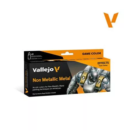 Vallejo - Game Color / 8 colors set - Non Metallic Metal 18 ml-72193