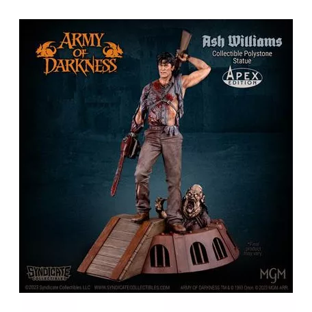 Army of Darkness - Ash Williams Statue Apex 1:10 - 11" tall-SYN-625191-C