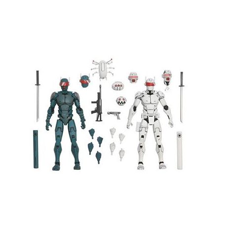 TMNT (The Last Ronin) - 7" Scale Action Figure - Synja Robots 2 Pack-NECA54447