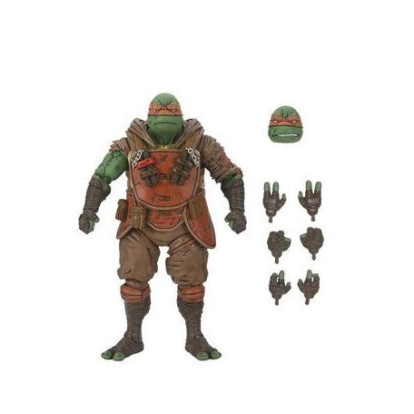 TMNT (The Last Ronin) - 7" Scale Action Figure - Ultimate Flashback Michelangelo-NECA54373