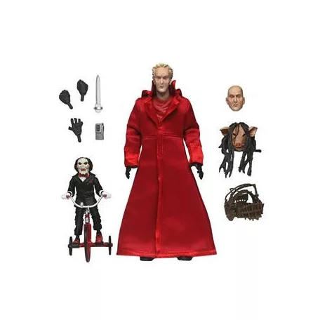 Saw (Franchise) - 7” Scale Action Figure - Ultimate Jigsaw Killer (Red Robe)-NECA60612