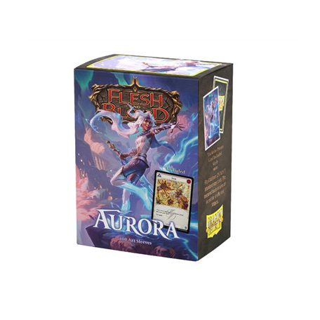 Flesh & Blood Matte Art Sleeves - Aurora (100 Sleeves)-AT-16125