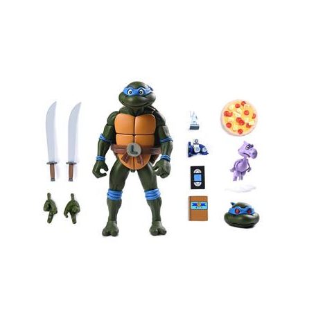 TMNT (Cartoon) - 7” Scale Action Figure - Ultimate Leonardo (VHS)-NECA54352