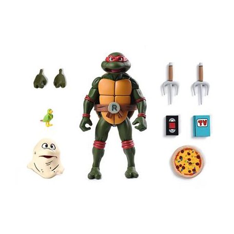 TMNT (Cartoon) - 7” Scale Action Figure - Ultimate Raphael (VHS)-NECA54354