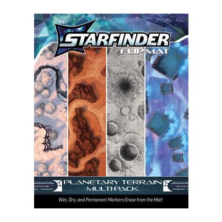 Starfinder Flip-Mat: Planetary Terrain Multi-Pack - EN-PZO21002-FM