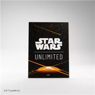 Gamegenic - Star Wars: Unlimited Art Sleeves - Card Back Orange-GGS15077ML
