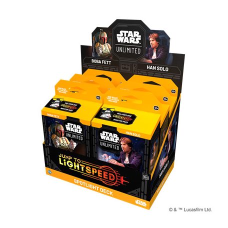FFG - Star Wars: Unlimited - Jump to Lightspeed Spotlight Deck Display (6 Decks) - EN-SWH0410en